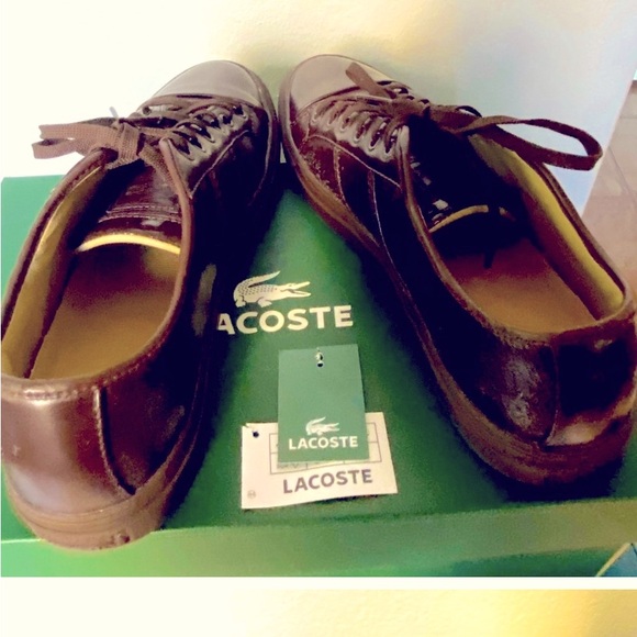❤️ MEN LACOSTE ✅ SALE ✅. LEATHER SHOES . - Picture 3 of 12